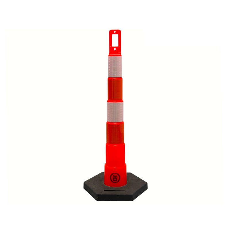 Ergonominen kannettava T-TOP joustava Delineator Post