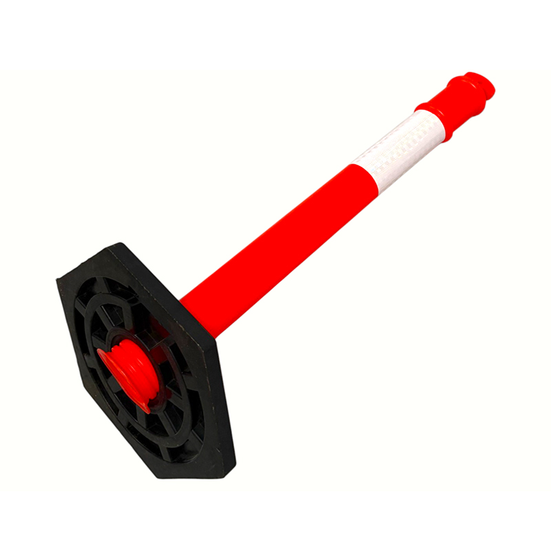 Ergonominen kannettava T-TOP joustava Delineator Post