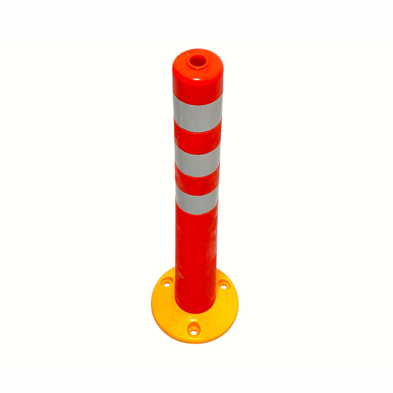 Joustava PVC Delineator-tolppa heijastavilla kauluksilla