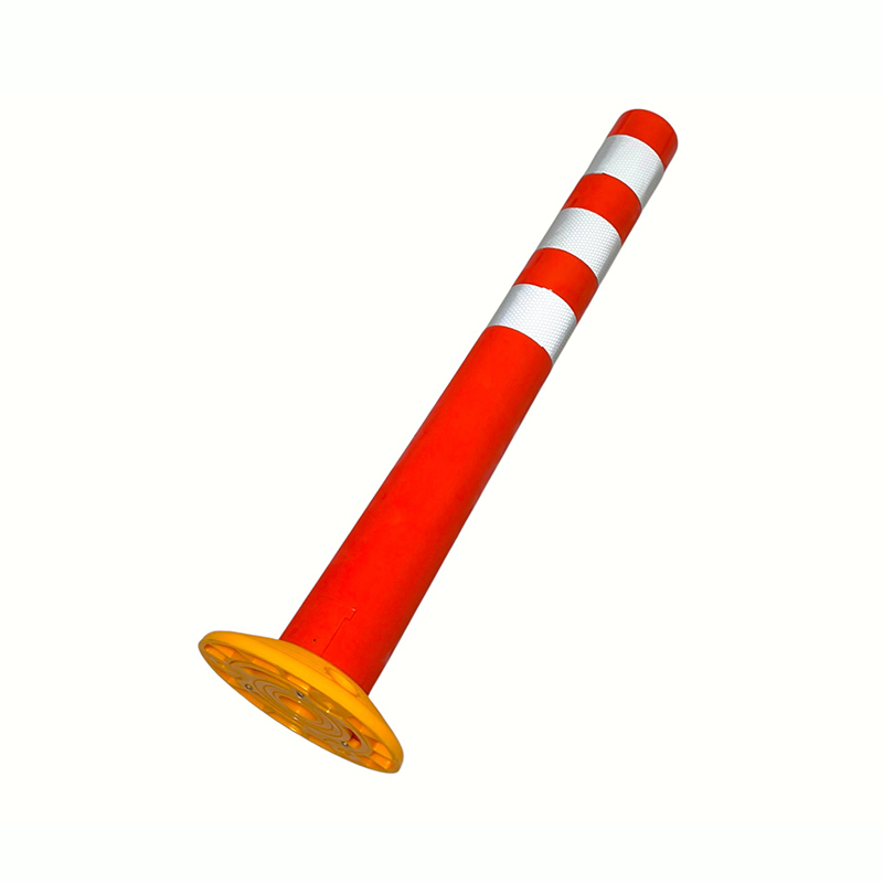 Joustava PVC Delineator-tolppa heijastavilla kauluksilla