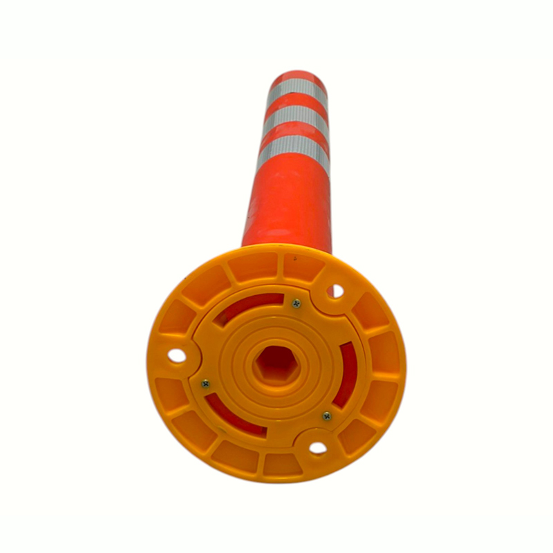 Joustava PVC Delineator-tolppa heijastavilla kauluksilla