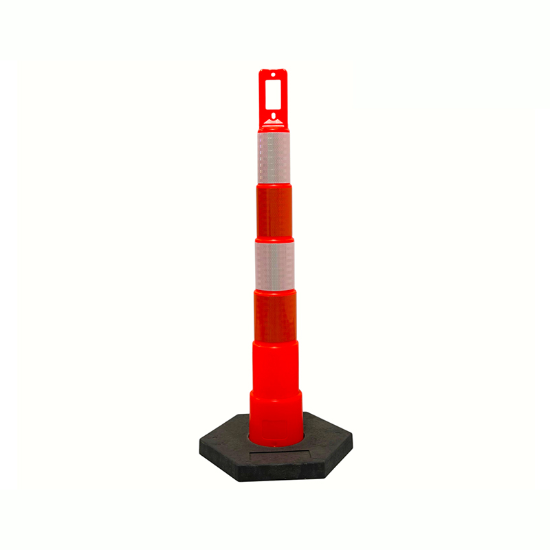 Raskaan liikenteen varoitustolppa yläkahvalla