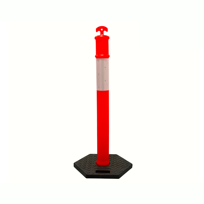 Raskaan liikenteen varoitustolppa yläkahvalla