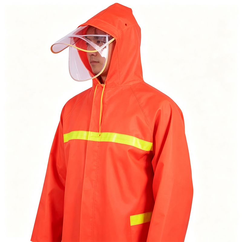 Saumaton hitsattu Long Coat -tyylinen sadetakki