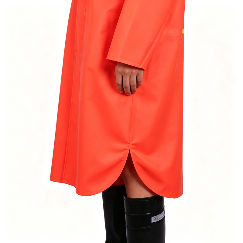 Saumaton hitsattu Long Coat -tyylinen sadetakki