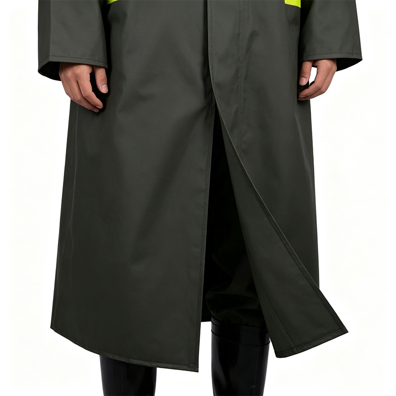 Saumaton hitsattu Long Coat -tyylinen sadetakki